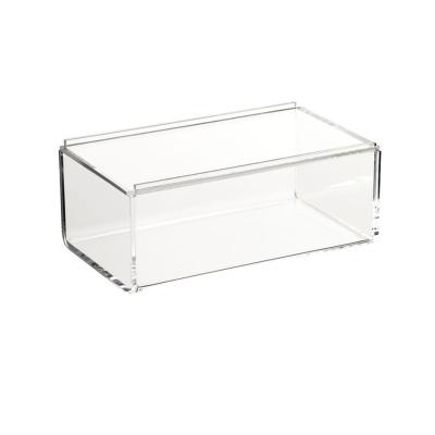 China MINGSHI Small Clear Jewelry Sustainable Food Storage Boxes With Lid Acrylic Small Box for sale