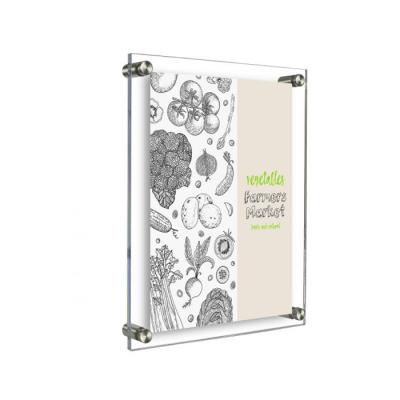 China MINGSHI Acrylic Wall Mounted Acrylic Photo Frames, Wholesale Decorative Photo Frames for sale