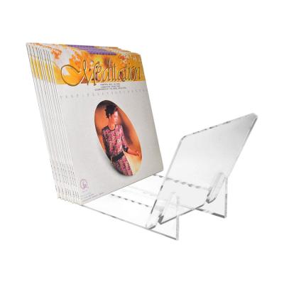 China MINGSHI Clear Acrylic Vinyl Record Holder High Quality Eco-friendly Custom Storage Holder for sale