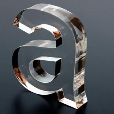 China Europe MIINGSHI Custom Laser Cut Single Clear Acrylic Letter With 