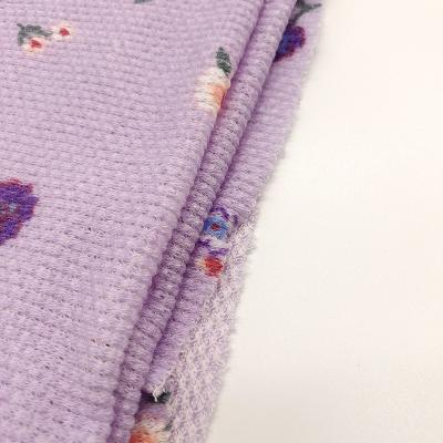 China Sustainable Hacci Superior Factory Price Cheap Printing Hacci Fabric For Sweaters 28%Rayon 68%Polyester 4%Span for sale