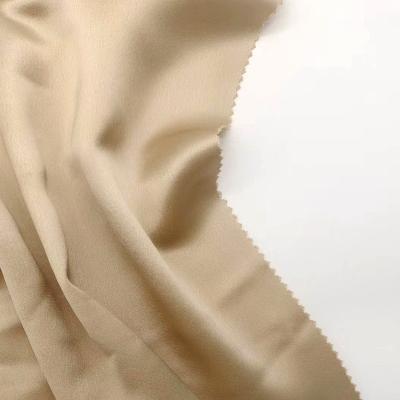 China Sustainable China High Quality Knitted Polyester Fabric Shinny Polyester Spun Single Jersey Fabric for sale