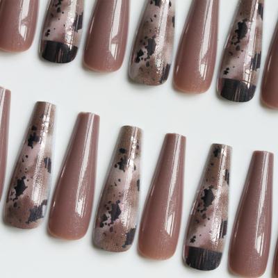 China High Quality Ballerina Nail Design Hot Fake Tips Fake Nails Press On Nail Seller Acrylic Fake Nail Tips For Women And Girls for sale