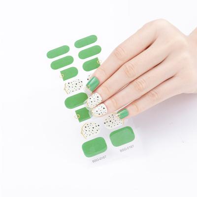 China FHER Korean Nail Gel Polish Beauty Sticker Factory Supplier Nail Stickers Fruit Designer Brands Korean Gel Nail Polish Sticker for sale