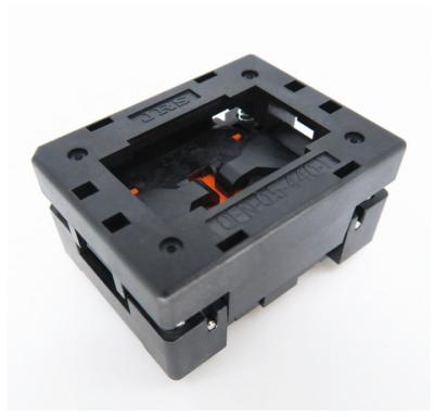 China Test open top socket /connector QFN52-0.5 socket QFN 52pin socket connector QFN IC programming socket 1 for sale