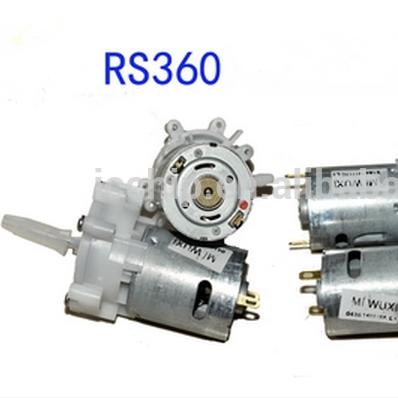 China DC Motor Pump RS360 360 Miniature Gear Pump With Needle Suction Pump 6V DC Motor RS360 for sale