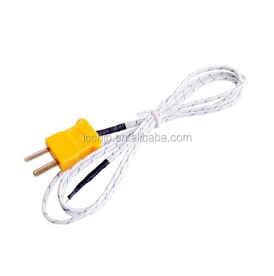 China TP-01 1 TP-01 Thermocouple Probe Temperature Sensor Temperature K Type K Line 1M for sale