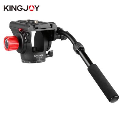 中国 Kingjoy 2019 Manufacture Pro Mounted Panoramic Aluminum Fluid Camera Video Tripod Head 販売のため