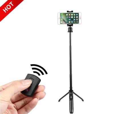 China Flexible Vlog Foldable Selfie Stick Mini Mobile Smartphone Wireless Remote Tripod Lighting en venta