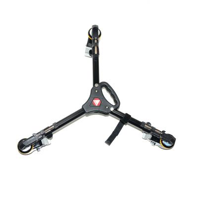 China Heavy Duty Video Tripod Dolly Three Wheels Slider VX-600 With Other Tripod Accessories for sale