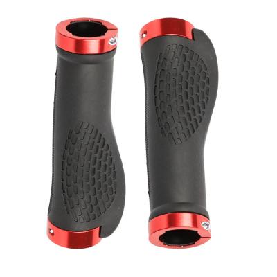 China Eco-friendly Ergonomic Bike Grips Handlebar Girps MTB Bicycle Ultralight Rubber Material Anti-Slip Handlebar for sale