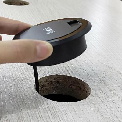 China New Technology 2in1 USB Convenient Charger Universal Desktop Embedded Radio Charging Furniture for sale