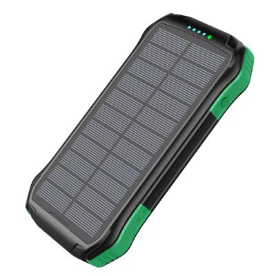 China SOS Led New Qi Power Bank Lightweight Wireless Portable Cell Phone Mobile Solar Charger for sale