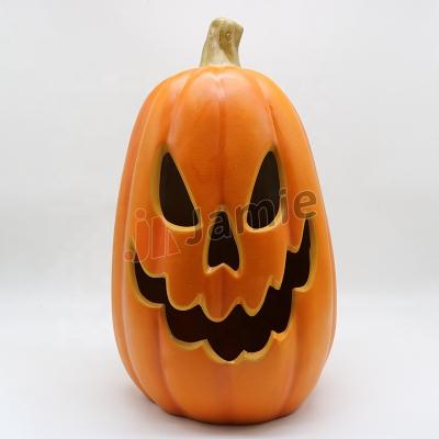 China Large Artificial Plastic HDPE Halloween Pumpkin For Halloween Decoration for sale