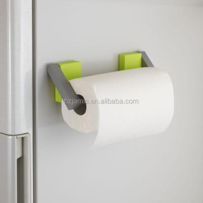 China Removable Magnetic Kitchen Paper Towel Holder For Fridge for sale