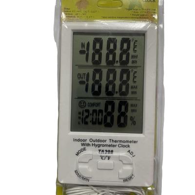 China Indoor and outdoor dual temperature display thermometer electronic digital temperature and humidity meter TA298 TA298 for sale