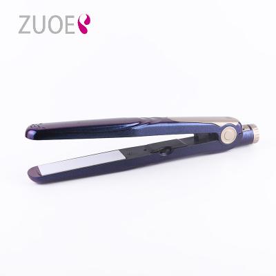 China Portable Electric Hair Straightener ZUOER ZR-918 Travel Iron Hair Straightener PTC Heating Element for sale