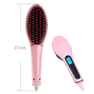 China Hair straightener straightening comb 2019 new arrival products iron infrared hair straightener comb, straightening hair combs and brushes for sale