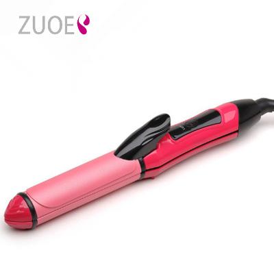 China Professional Electric Ceramic Hair Straightener Curling Iron Straightener and Hair Curler Best in One Digital Ceramic Hair Curler for sale