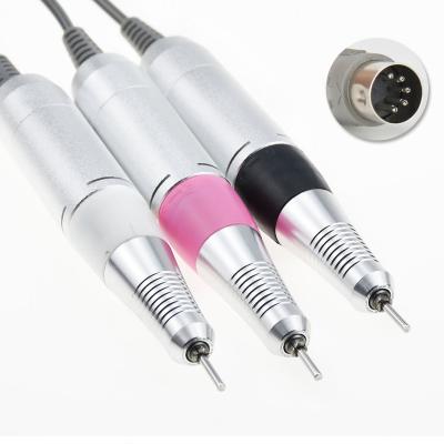 China 30000RPM Pro Nail Drill Machine Stainless Steel Handle Electric Manicure Electric Drill Handpiece& Nail Art Tool NA021 for sale