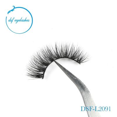 China Extremely Soft And Thin Delicate 3D Mink Eyelashes DSF-L2091 for sale