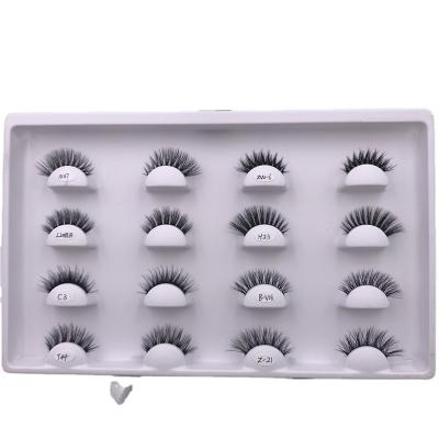 China Crisscross 3d mink lashes cruelty free high quality tapered mink lashes false mink eyelash seller for sale