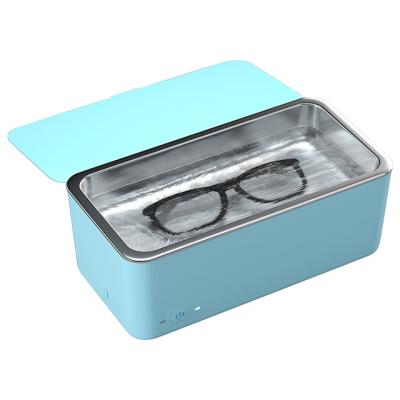 China ABOVE 5V 2A Mini Ultrasonic Cleaner Box For Jewelry Eyeglasses Cleaning Portable Mini Ultrasonic Dental Cleaner Box à venda