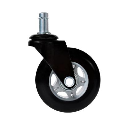 China PP Core + PU Wheel 3 Inch Decorative Roller Skate Office Chair Casters Home Depot Wheels for sale