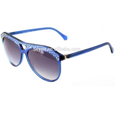 China Custom Factory Fashion Sunglasses New Fashion Sunglasses Women Acetate Sunglasses M0760 for sale