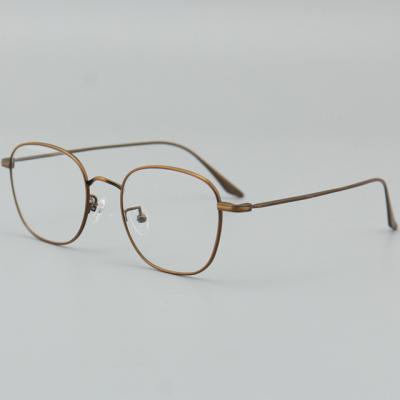 China Famous Brands Glasses Metal Square Frame Optical Glasses M3603 for sale