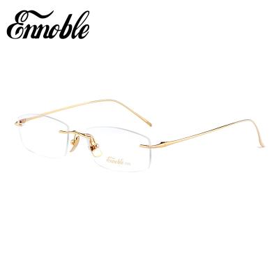 China Eyeglass Frames Factory Custom 18K Gold Metal Optical Frames Wholesale In China EH004 for sale