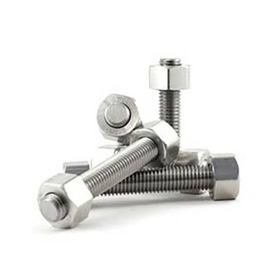 China Gas Factory Gas Factory Stud Bolt Hex Bolt Nut Screw Stainless Steel 317 Fasteners 317L 310 for sale