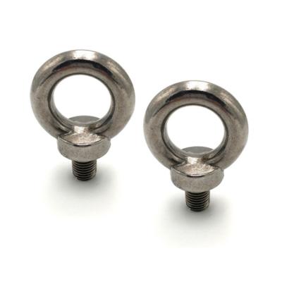 China BS 4278 Construction Lifting Eye Bolts Fastener 304 Stainless Steel 316 Alloy Carbon Black Oxide Galvanized for sale