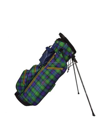 China Wholesale Fashion Lightweight Custom Golf Bag Tartan Polyester Golf Rack Bag For Golf Clubs Rack for sale