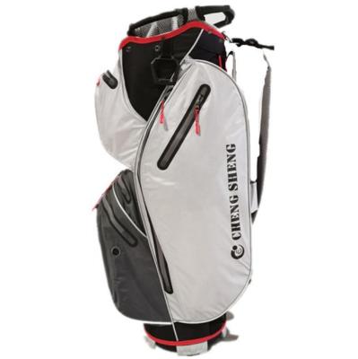 China Waterproof Polyester 14 Way Divider TPU Tarpaulin Golf Cart Bag With Custom Logo for sale