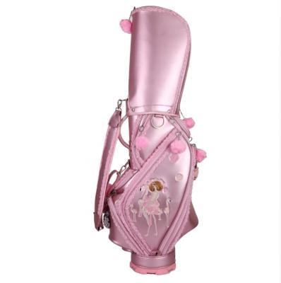 China OEM PU Leather Women Golf Course Bag Design Your Own Golf Bag for sale