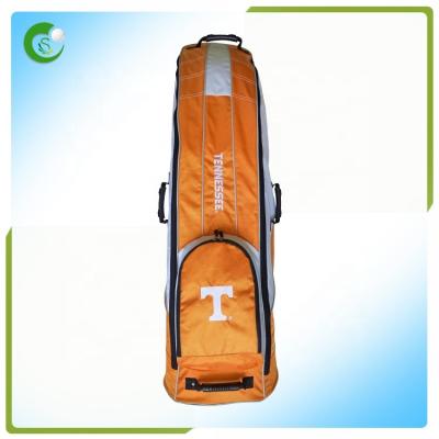 China Travel OEM Polyester Material Golf Duffel Bag With Wheels for sale