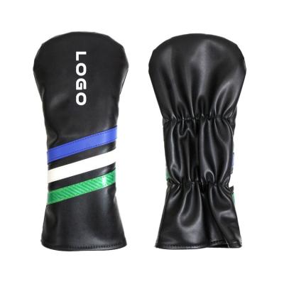 China PU Leather+Wool PU Golf Head Leather Custom Blade Shaped High Quality Waterproof Cover For Putter Iron Covers for sale