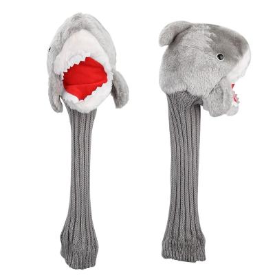 China Custom Plush+Wool OEM Golf Head Cover For Putter Animal Plush Toy Iron Covers Wool for sale