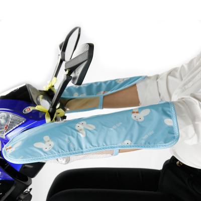 China Aluminum Foil Film Arm Guard Handle Set Bicycle Sunscreen Gloves Extended High Quality PVC + Blue for sale