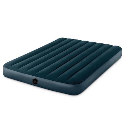 China INTEX-64733 FULL DURA-BEAM SERIES foldable GREEN inflatable AIR MATTRESS PVC FLUFFY air bed mattress single for sale