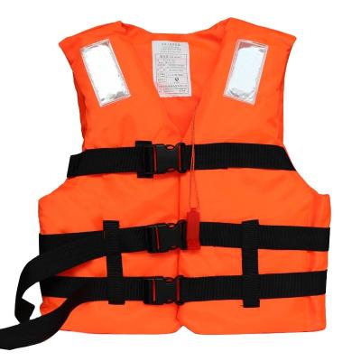 China Polyester Oxford Adandyish Adult Life Vest With Safety Buckle Swimming Suit With Outdoor Rescue Whistle Flood Fight And Rescue for sale