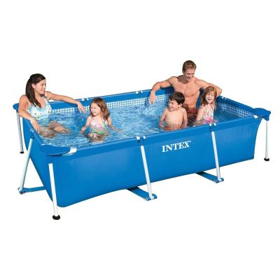 China INTEX-28272 PVC Family Pool Above Ground Swimming 3.0M X 2.0M X 0.75M RECTANGULAR FRAME POOL Pool For Kids for sale