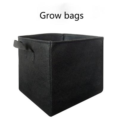 China High Quality Chinese Style 320gsm Square Fabric Grow Bag for sale