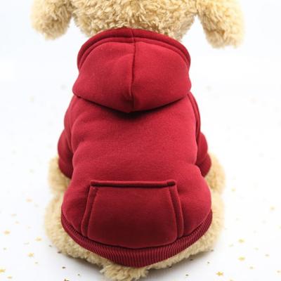 China Sustainable Wholesale Comfortable Dogs Pet Clothes Sweater Dog Jacket Hoodie For Small Pet for sale