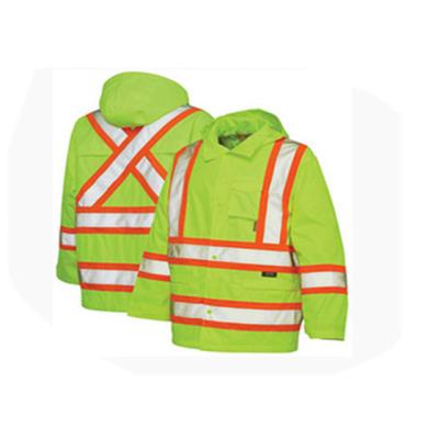 China Wholesale American Style Fluorescent Green HiVis Work Wear Men Windproof for sale