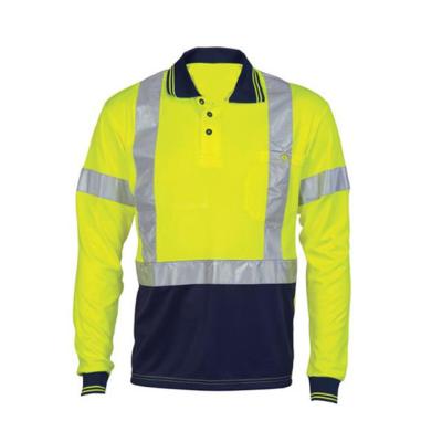 China AS/NZS Quick Dry 1906 and Long Sleeve 4602 Working To Wear High Visibility Yellow Polo Shirt for sale