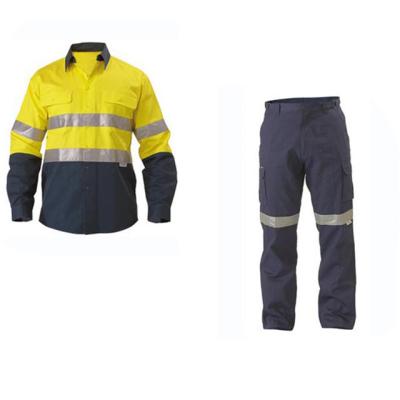 China OEM High Visibility UPF50+ Anti-UV Work Pants Workwearcotton Drill Shirt for sale