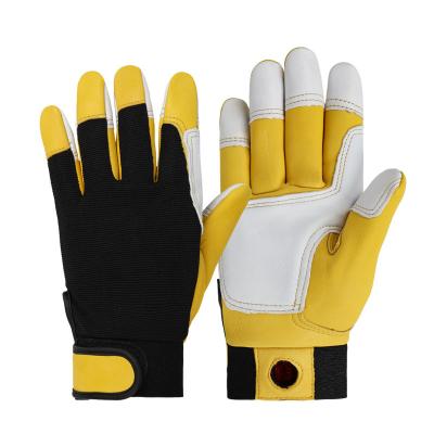 China Comfortable Wholesale Mechanical Performance Gloves Motorcycle Gloves Kitchen Household Clean Room Leather Palm Cold Glove for sale