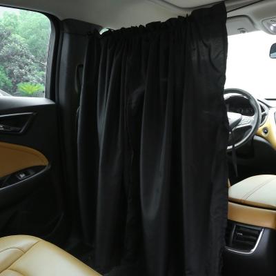 China Wholesale Black Seat Privacy Window Sunshade Cover DropShipping Protector Seats Black Rear Taxi Car Windshield Interior Color Seat Privacy Curtain Curtains For Cars for sale